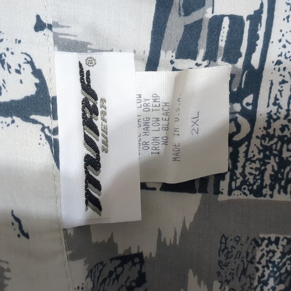 MURF WEAR Cotton Duke Kahanamoku Waikiki Surfing Print Hawaiian Shirt Size 2XL - Picture 3 of 6